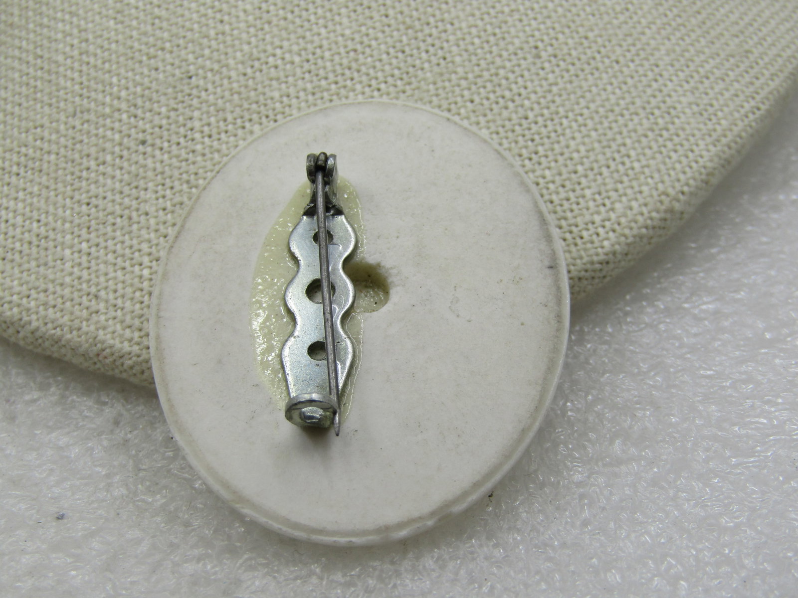 Vintage Adderly Floral Bone China Floral Floral Brooch, England, 1960's - 4