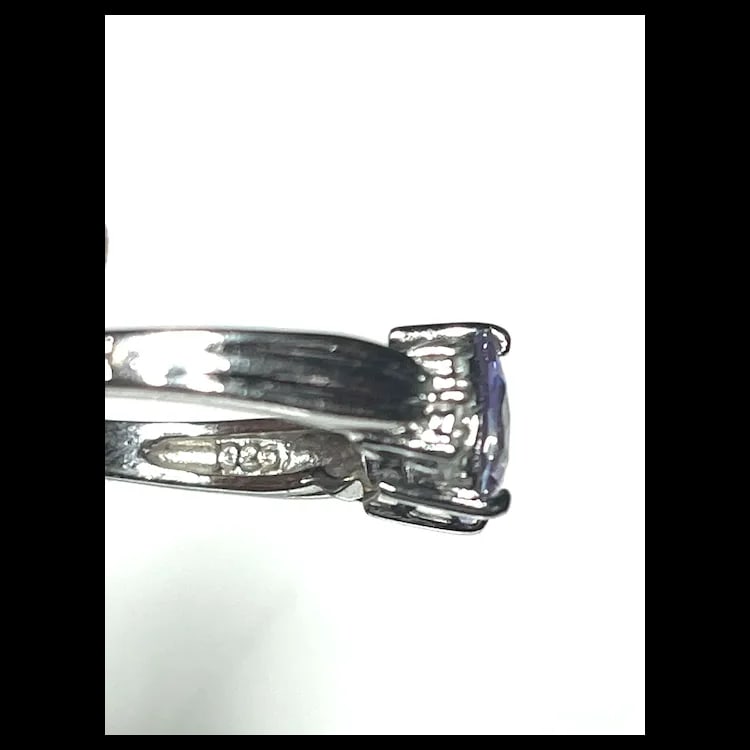 Estate Pink/Purple Topaz Heart Ring - 5