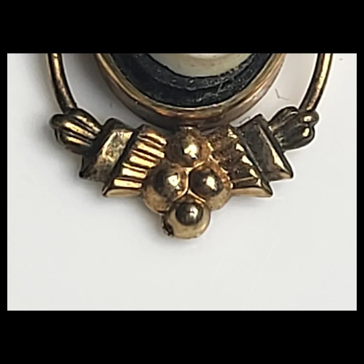 Vintage Gold Filled Van Dell Cameo Necklace Hallmarked Van Dell 1/20 14k G.F. - 6
