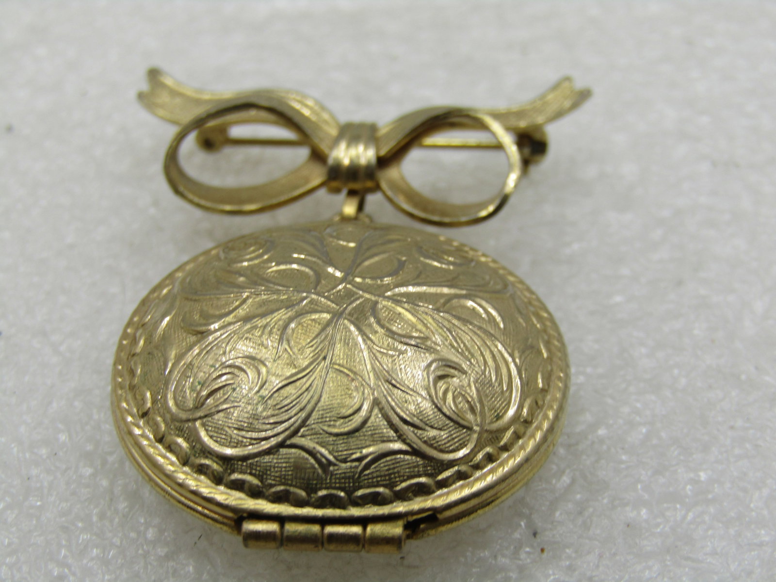 Vintage Avon Bow & Perfume Locket Brooch, 1970's-1980's - 5