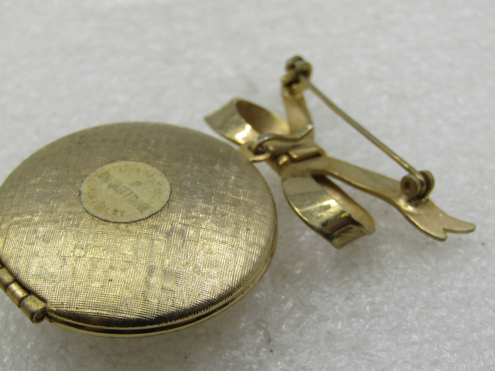 Vintage Avon Bow & Perfume Locket Brooch, 1970's-1980's - 6