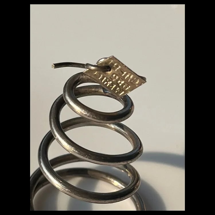 Vintage Sterling Silver Spiral EarringsHallmarked Mexico 925Sterling SilverWeighs 15.3 gramsMeasures - 3