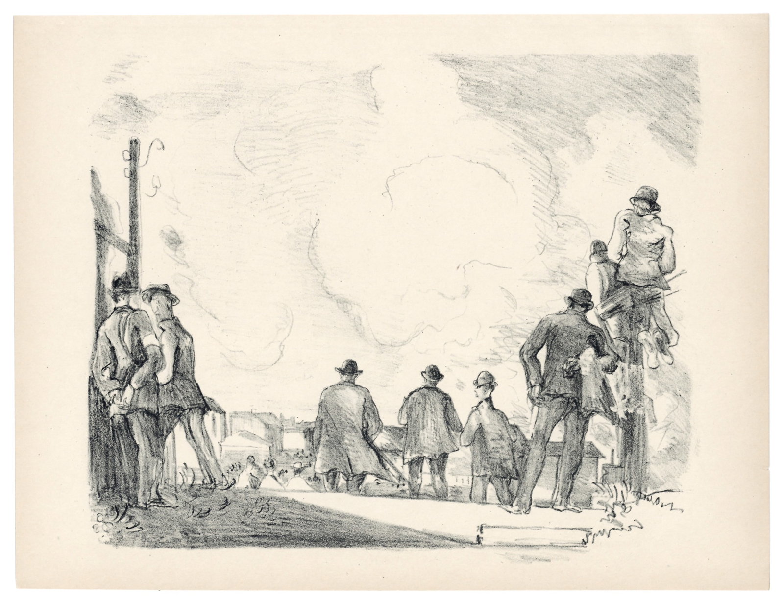 Rudolf Grossmann original lithograph "Rennplatz" | Berliner Bilder (1 of 1)