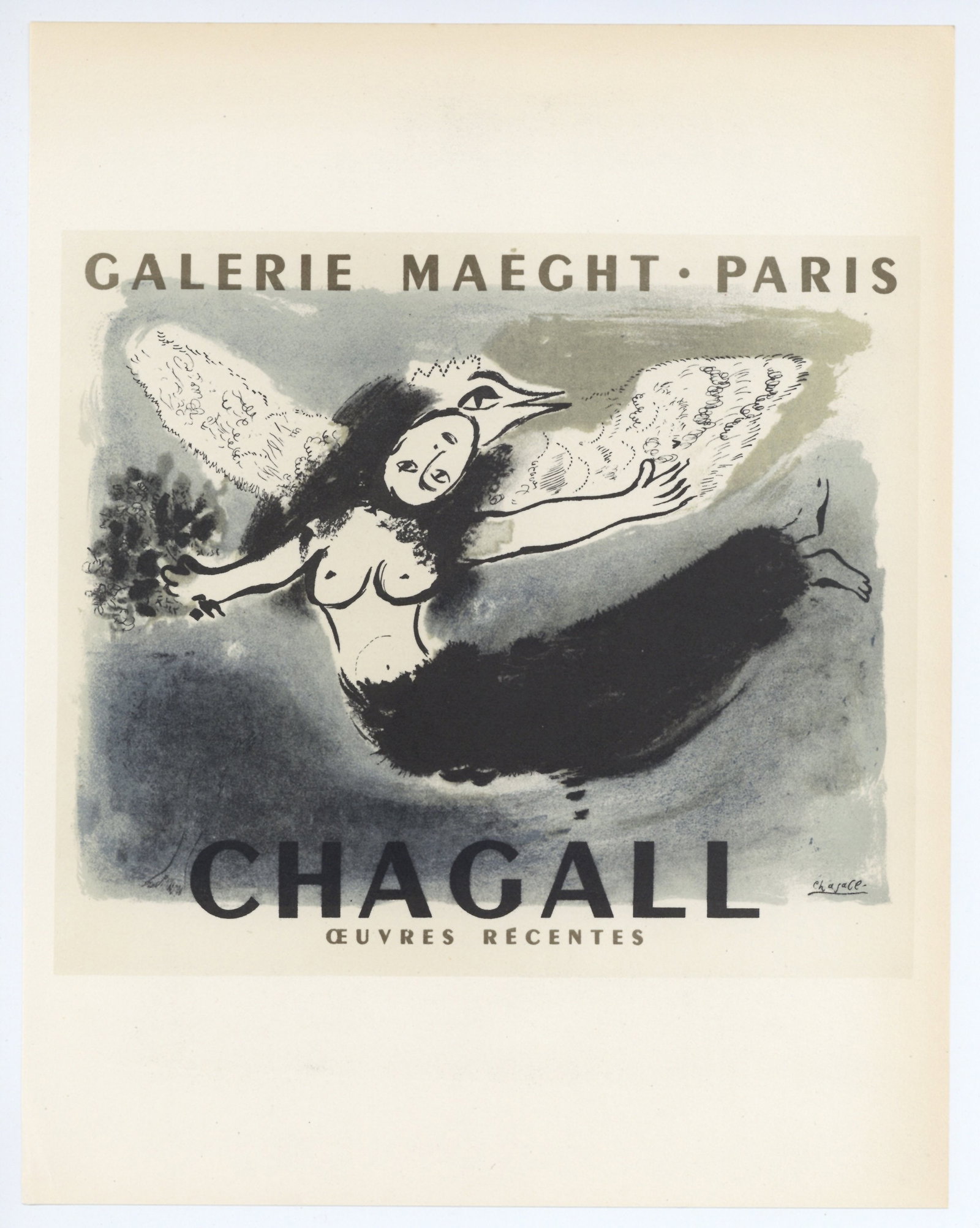 Marc Chagall lithograph poster, 1959 (1 of 1)