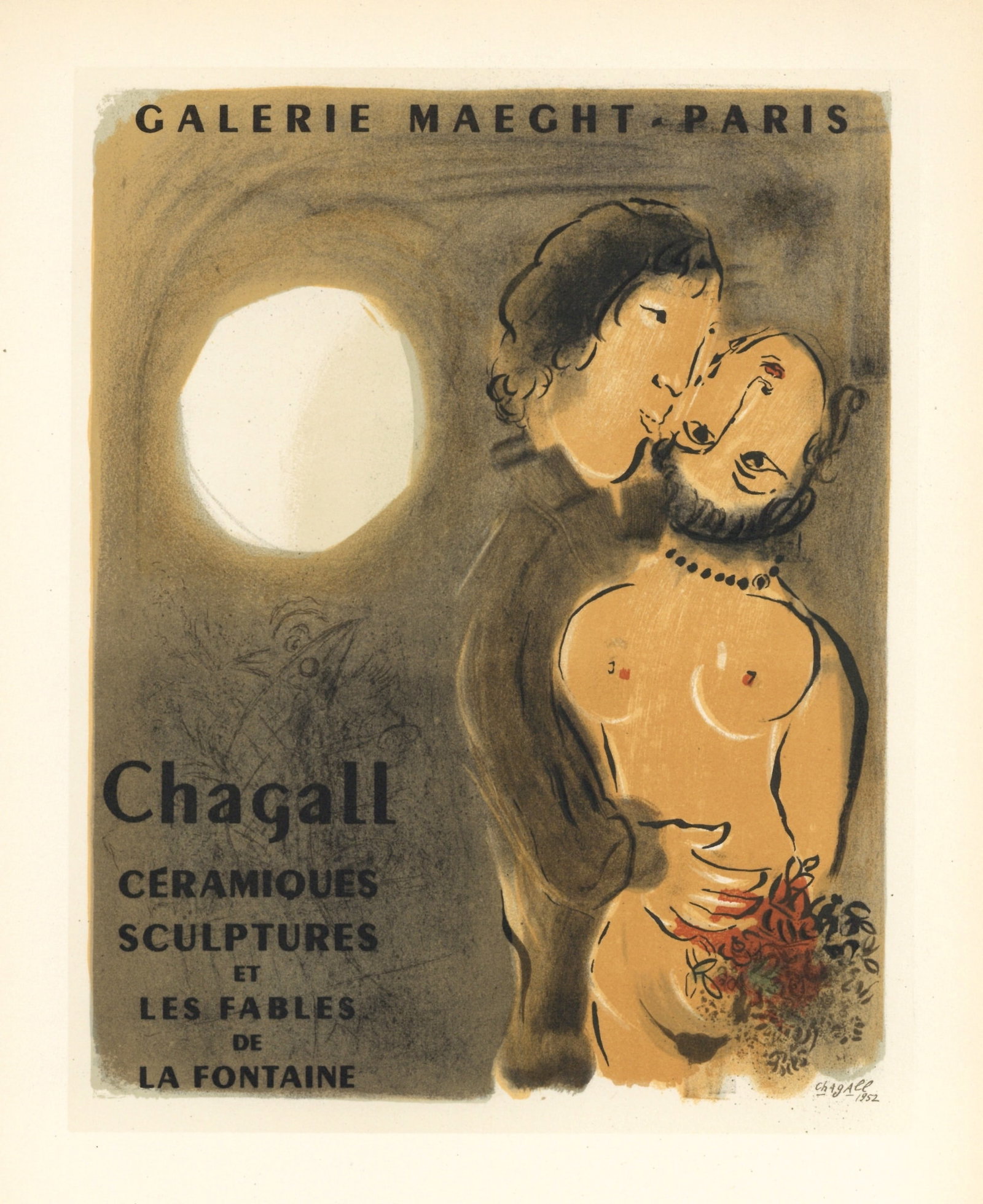 Marc Chagall lithograph poster "Ceramiques, Sculptures" (1 of 1)