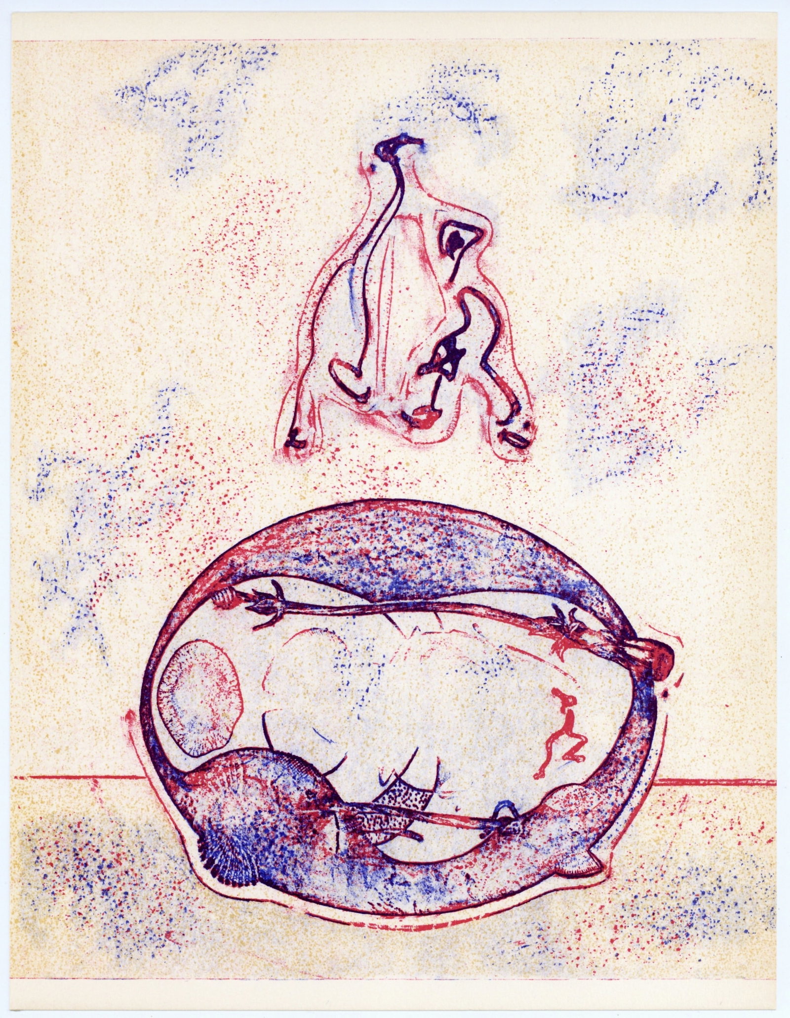 Max Ernst original lithograph, 1971 (1 of 1)
