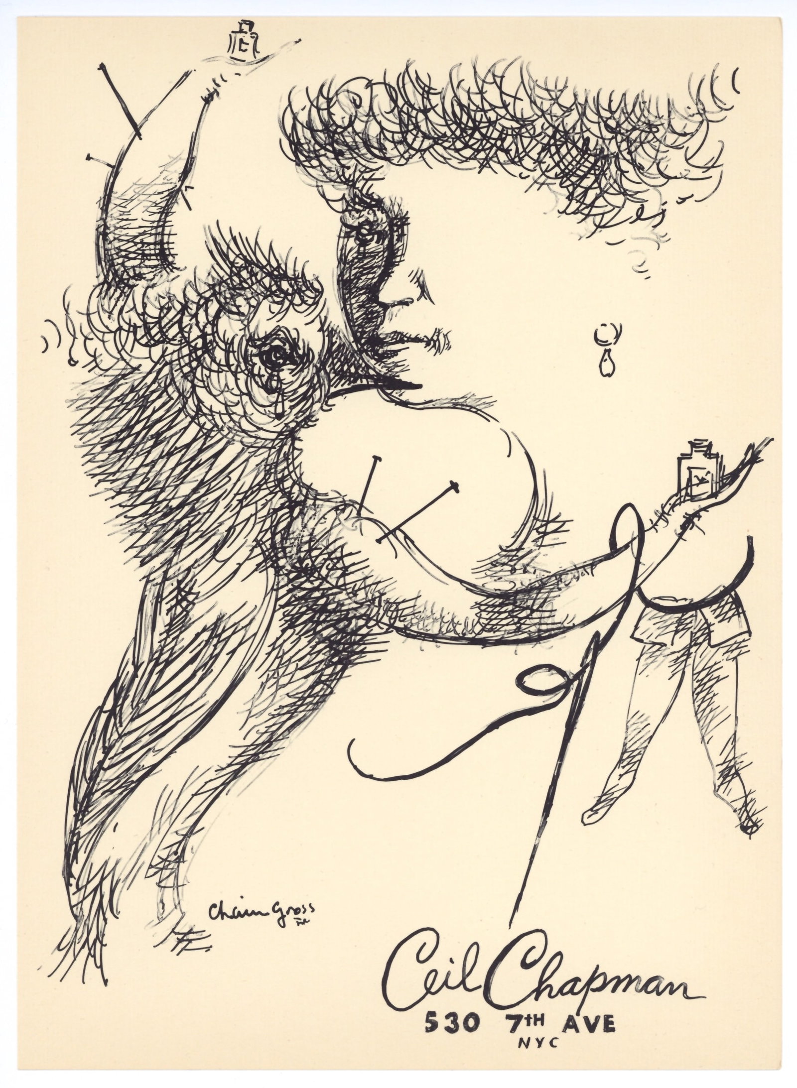 Chaim Gross original lithograph (1 of 1)