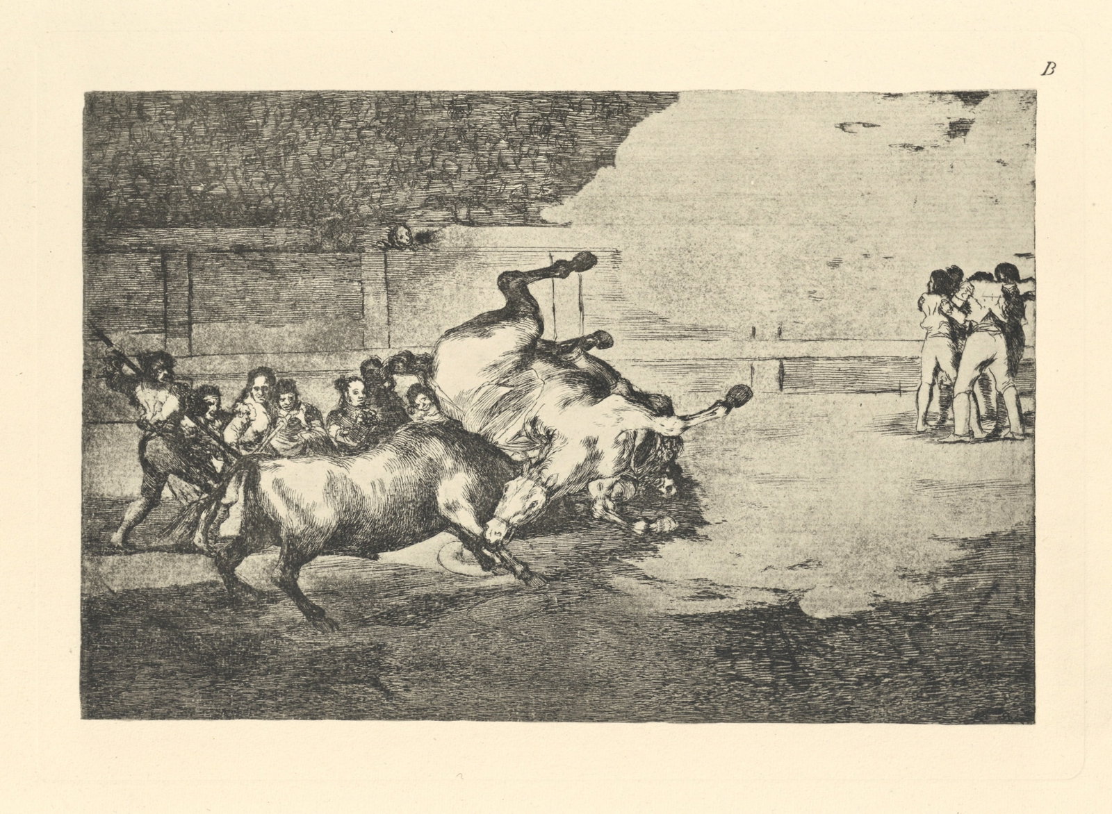 Francisco Goya "Tauromaquia" Plate B (1 of 1)