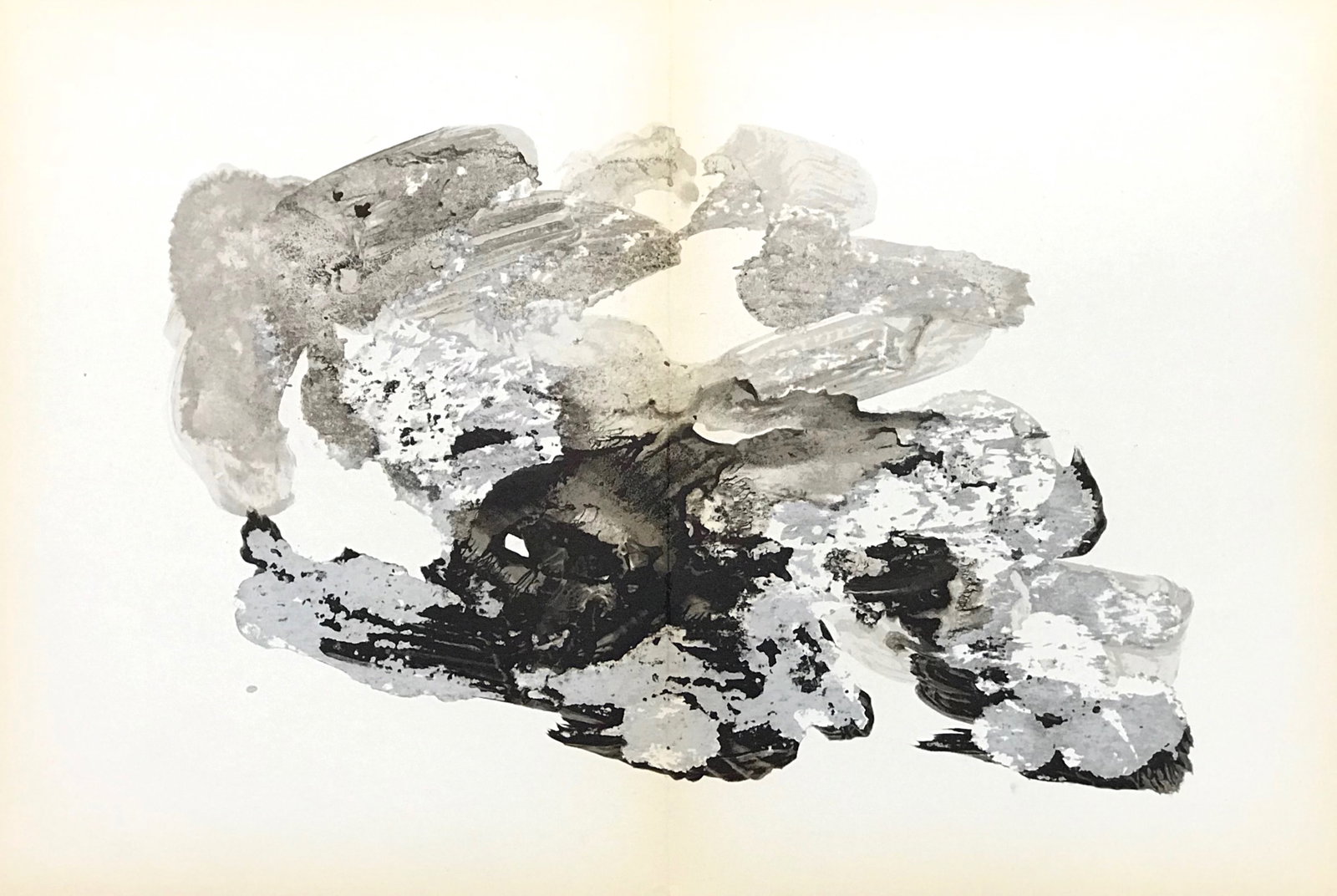 Francois Fiedler original lithograph, 1961: Title: Francois Fiedler original lithograph, 1961 Description: Medium: original lithograph. Printed in 1961 for the art revue Derriere le Miroir (issue number 129) and published in Paris by the Maeght