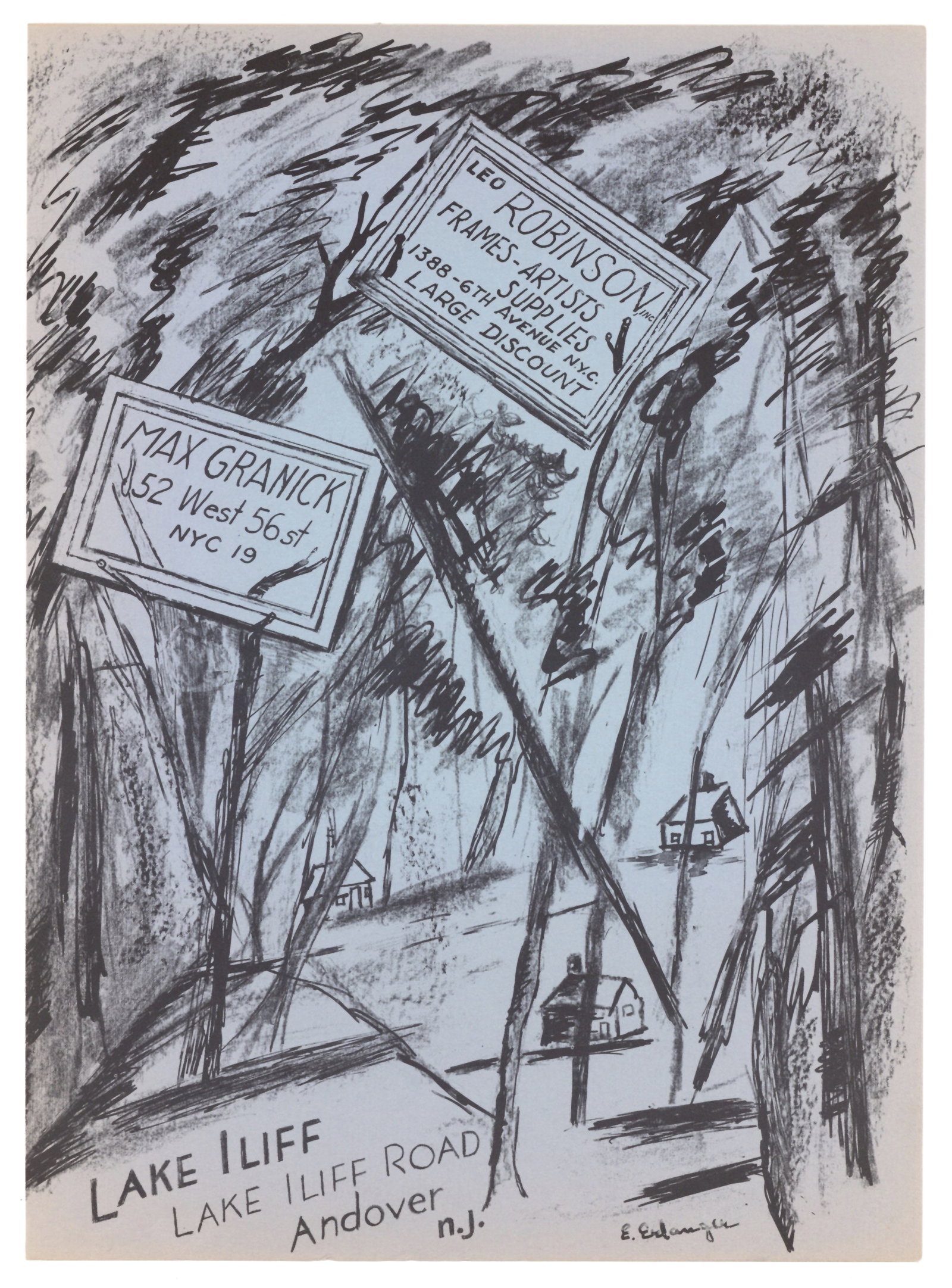 Elizabeth Erlanger original lithograph (1 of 1)