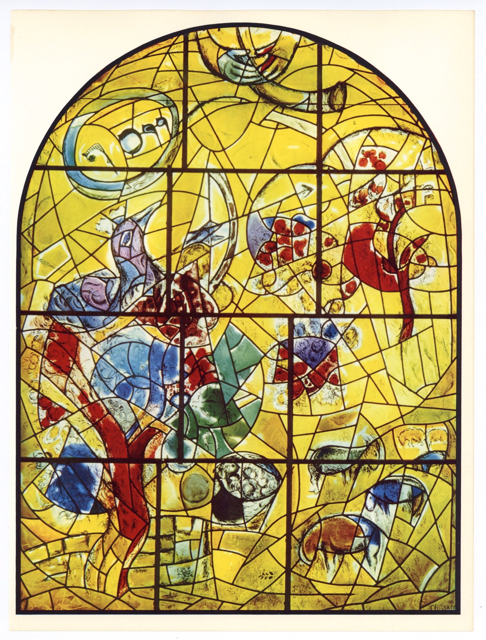 Marc Chagall "Tribe of Joseph" Jerusalem Windows (1 of 1)