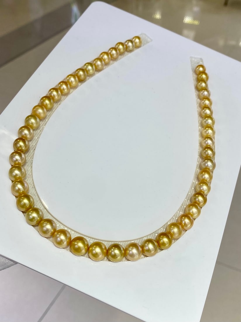 South Sea Golden Pearl Pearl Necklace - 2