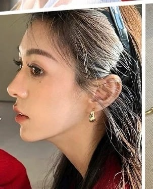 18K gold earrings - 2
