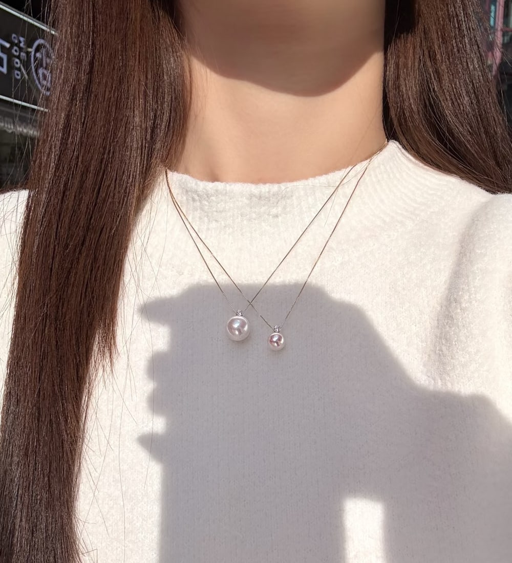 18K Gold Edison Pearl Pendant (chain not included) - 6