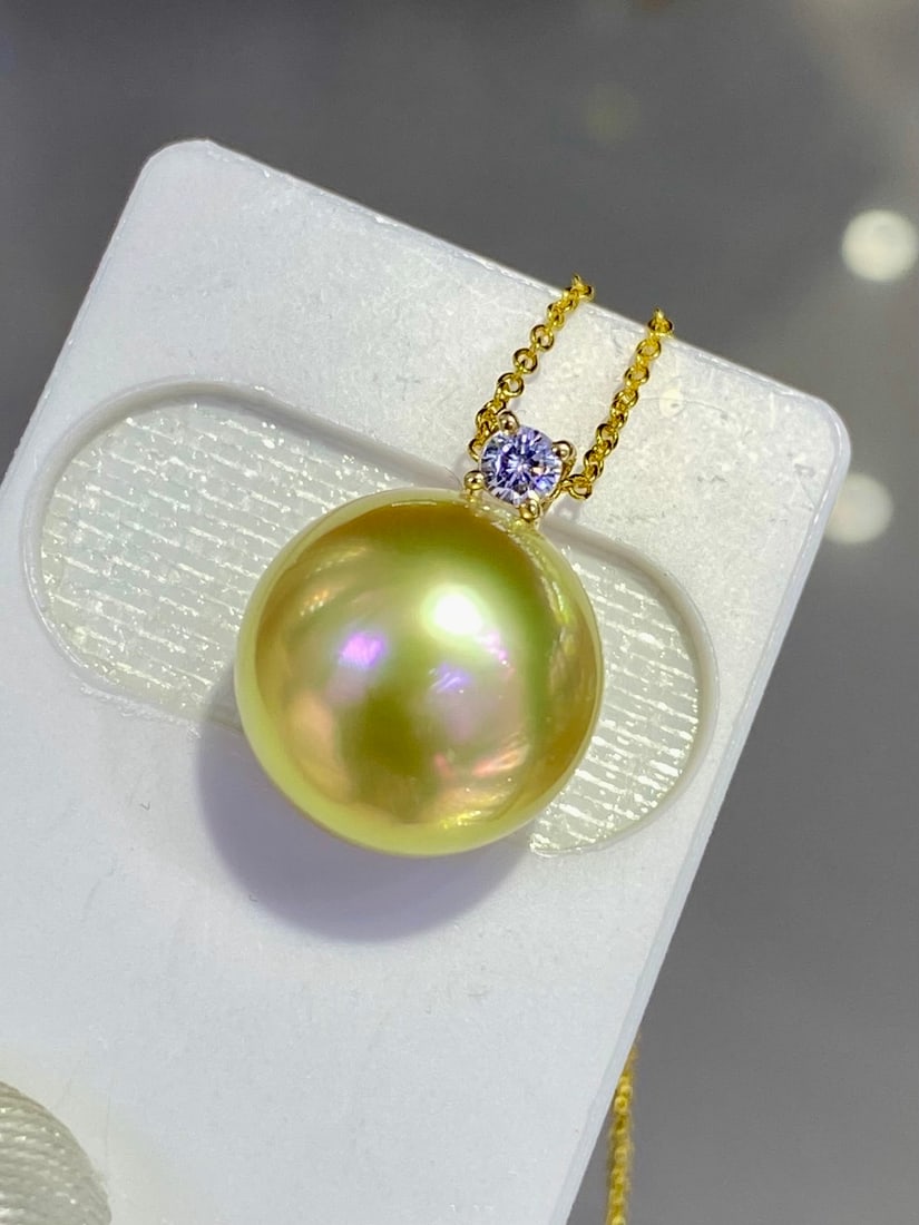 18k South Sea pearl necklace - 5