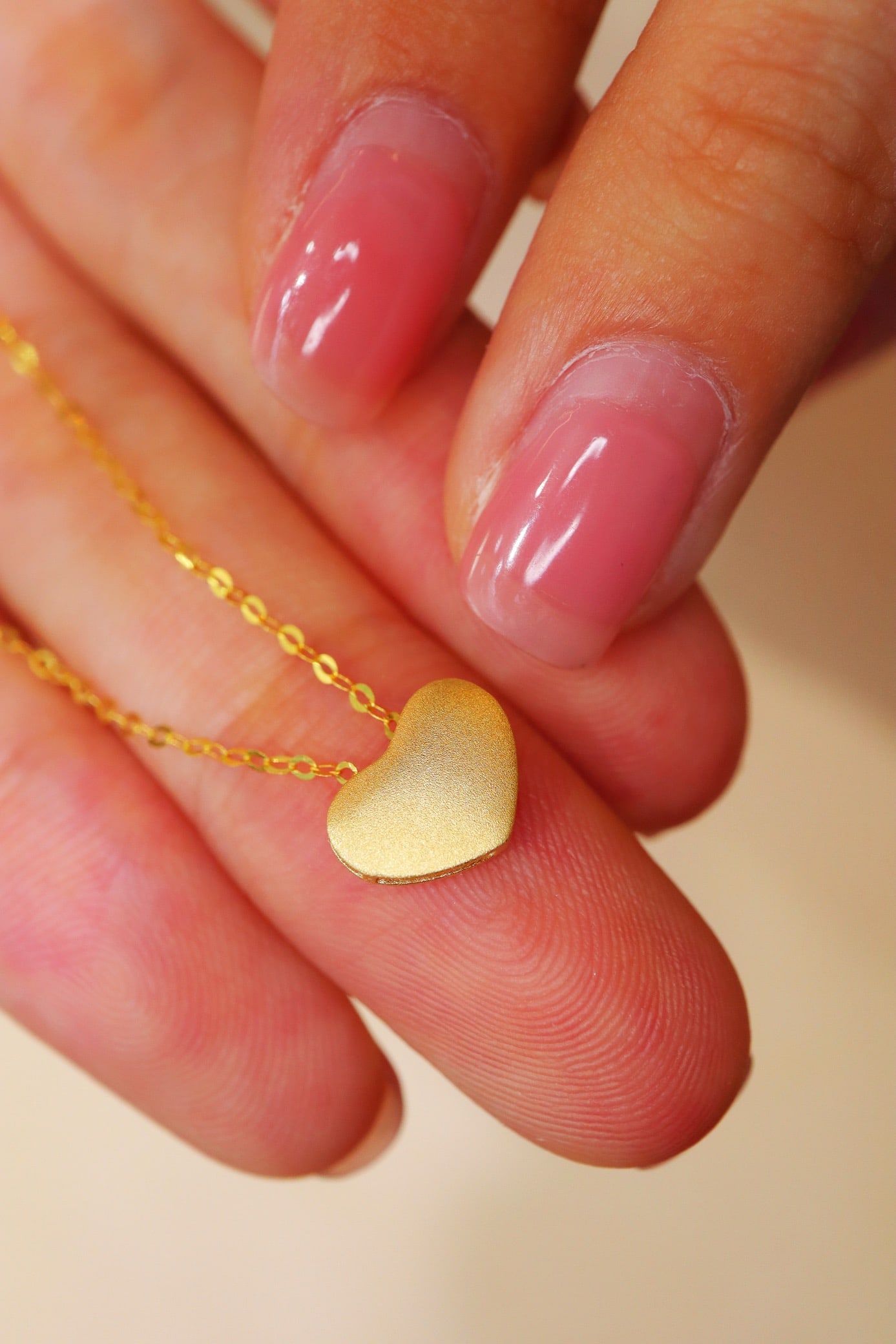 18K Gold Diamond Heart Pendant (chain not included) - 5