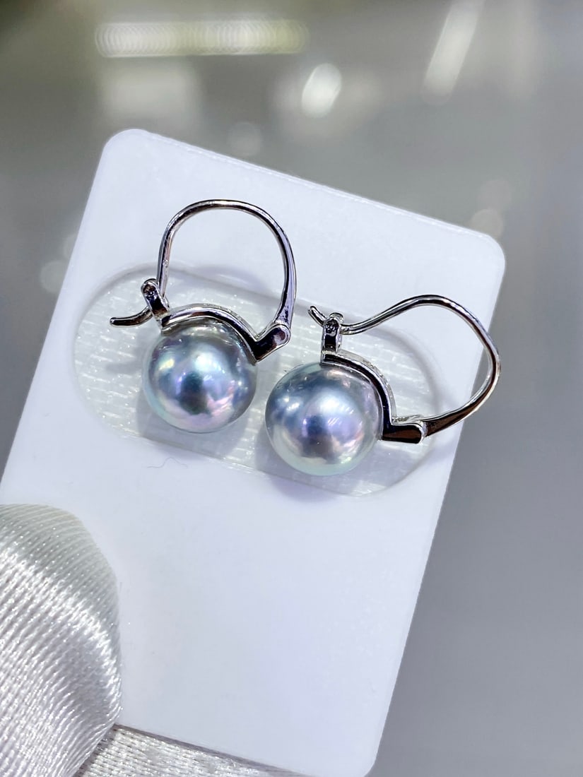 Silver Akoya Pearl Earrings - 3