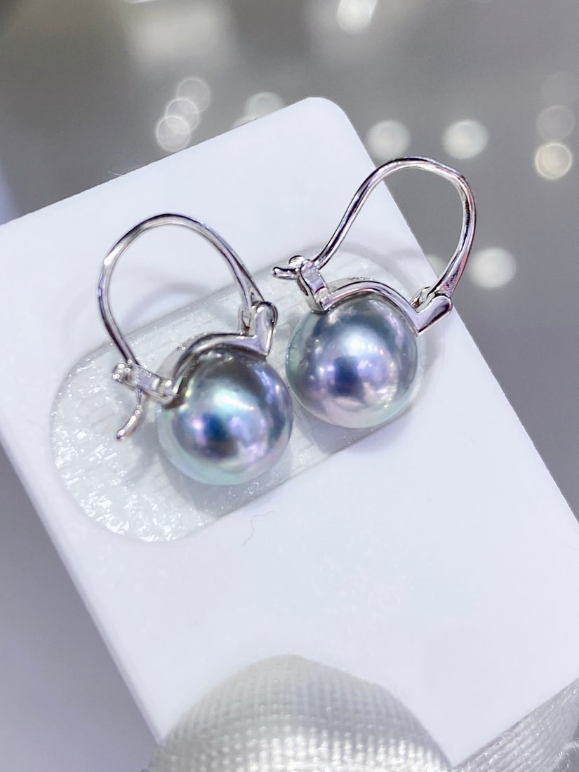 Silver Akoya Pearl Earrings - 5