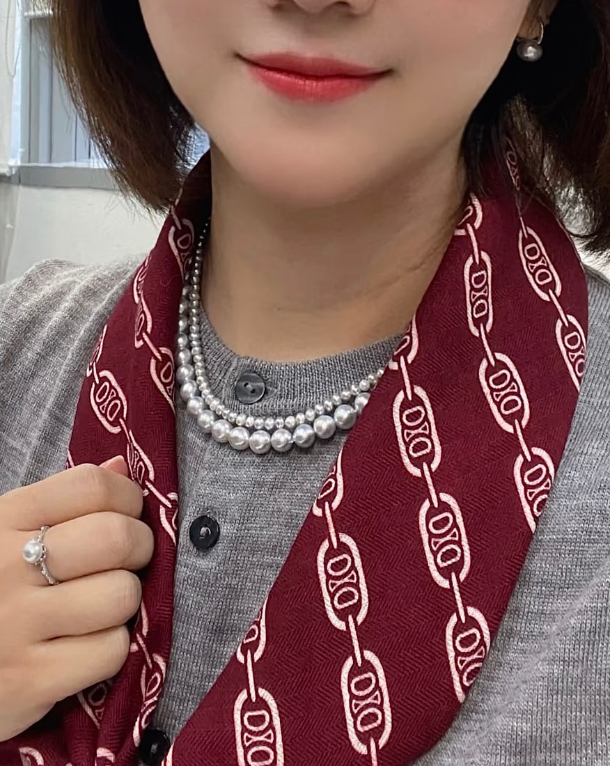 Silver Akoya Pearl Earrings - 6