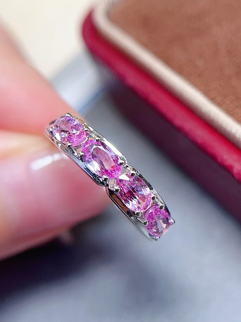 18K gold sapphire ring - 2