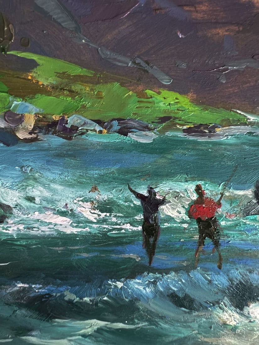 Oil painting River in the mountains Yuriy Suprunchuk - 8