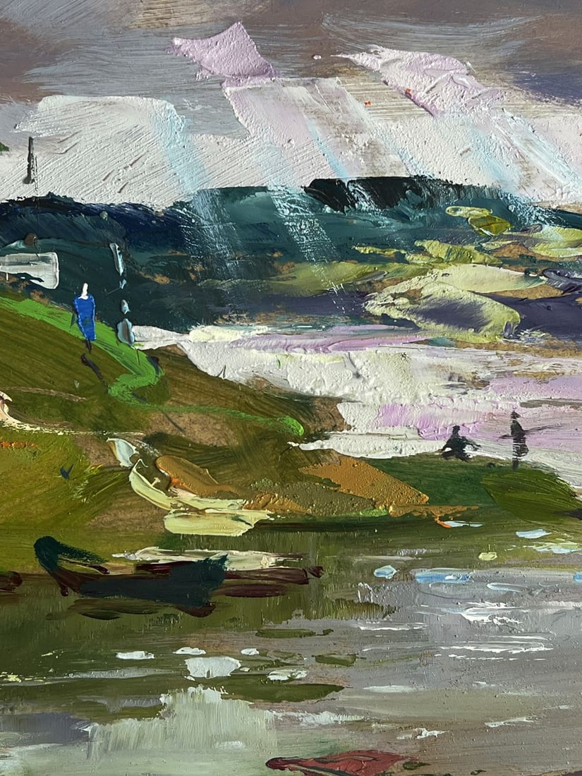Oil painting A river near the village Yuriy Suprunchuk - 10