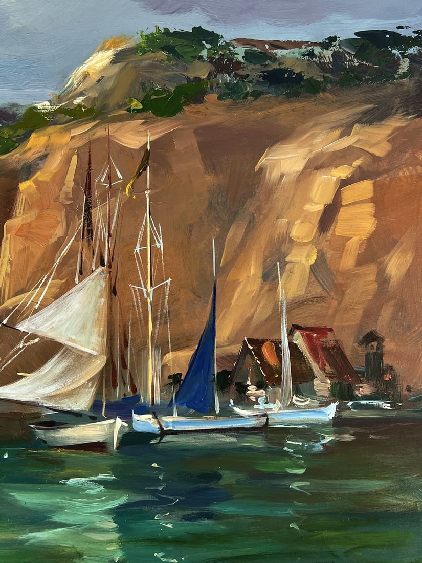 Oil painting Ships at the mountain Yuriy Suprunchuk - 10