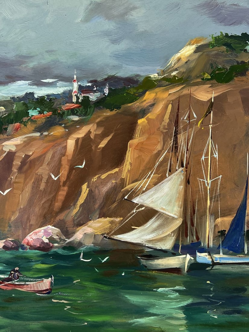 Oil painting Ships at the mountain Yuriy Suprunchuk - 7