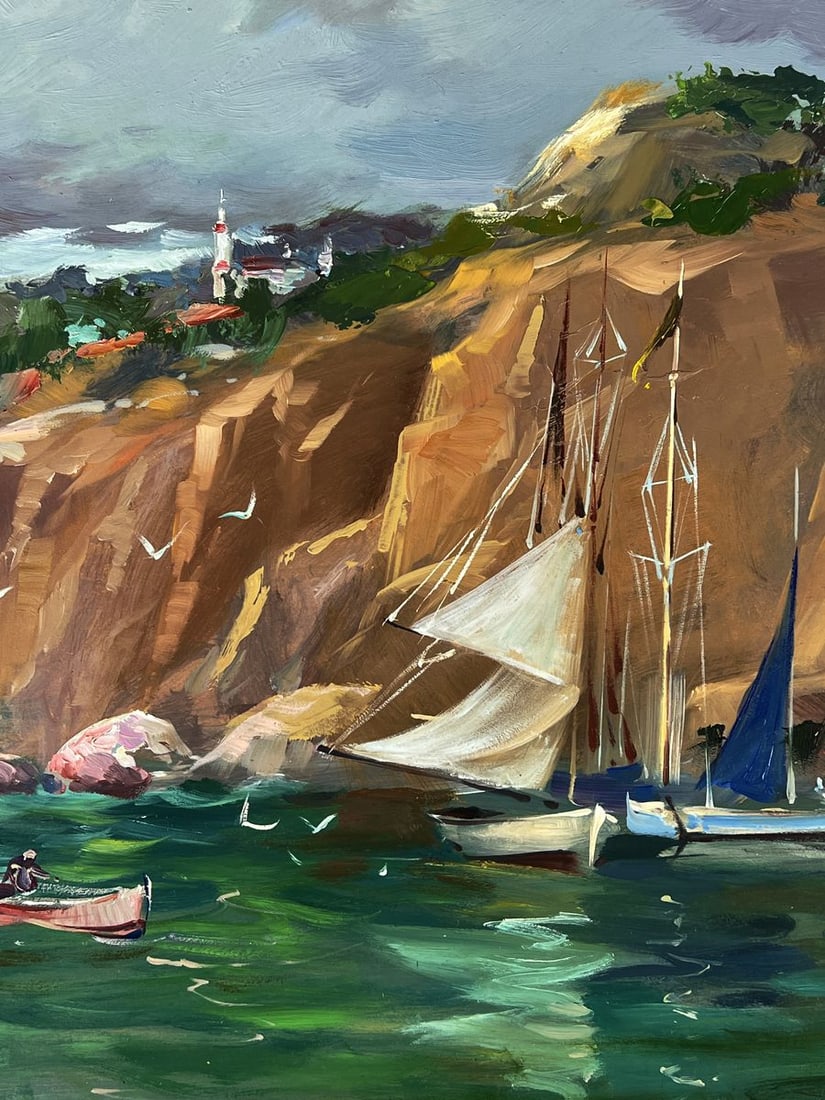 Oil painting Ships at the mountain Yuriy Suprunchuk - 8