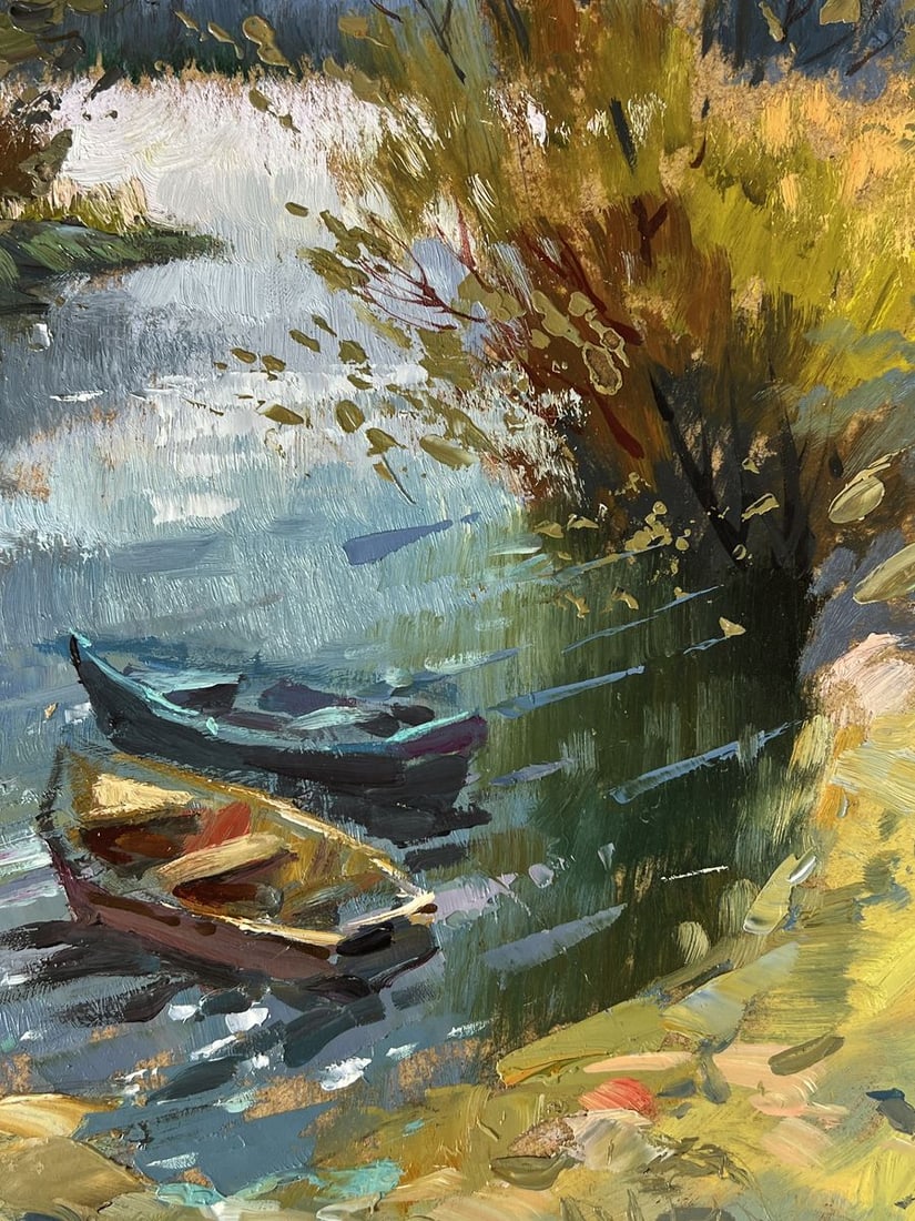 Oil painting Dawn on The River Yuriy Suprunchuk - 10