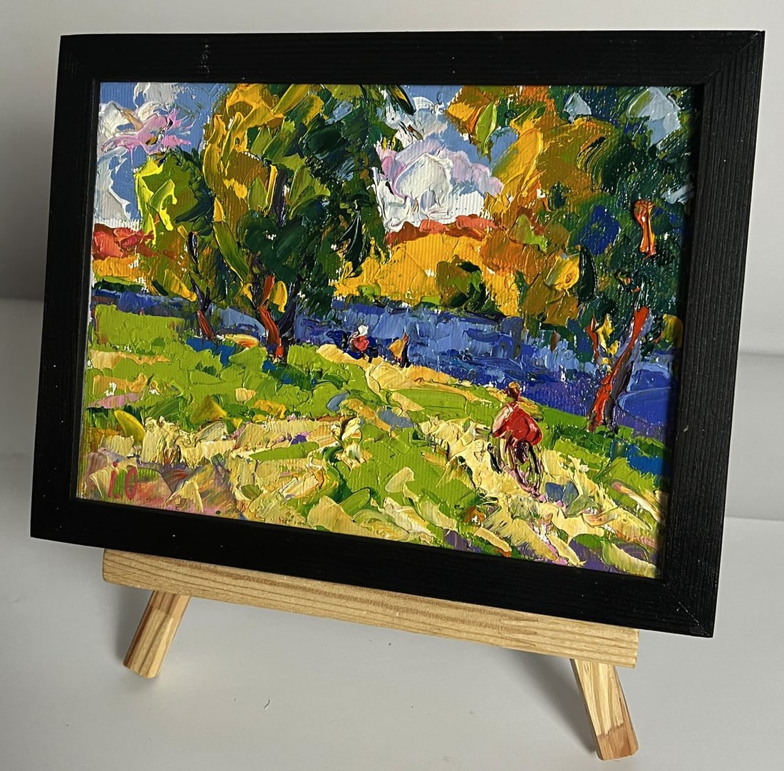 Oil painting On The Way to The River Oleksiy Ivanyuk - 2