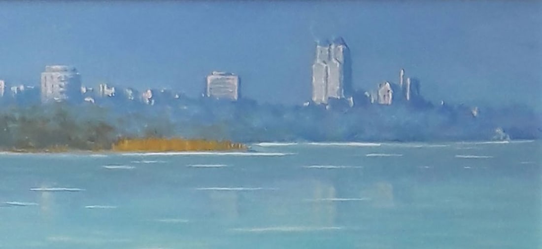 Oil painting Overlooking the city Vasily Korkishko - 6