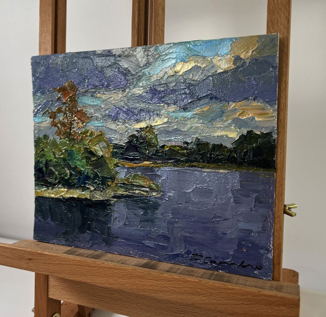 Oil painting A moment before the first drop of rain Boris Serdyuk - 2