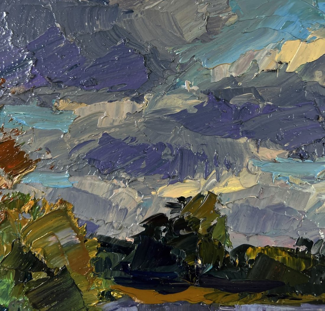 Oil painting A moment before the first drop of rain Boris Serdyuk - 5