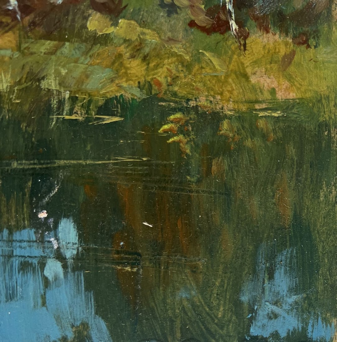 Oil painting Flowing among the trees Yuriy Suprunchuk - 4