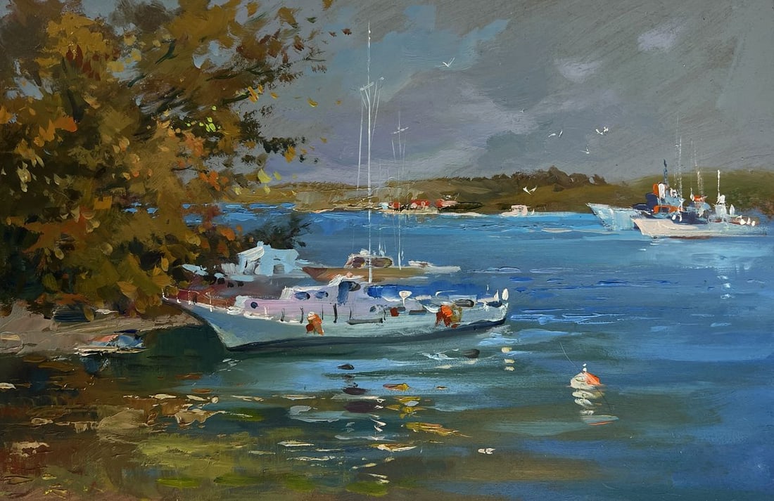 Oil painting A storm is coming Yuriy Suprunchuk - 3