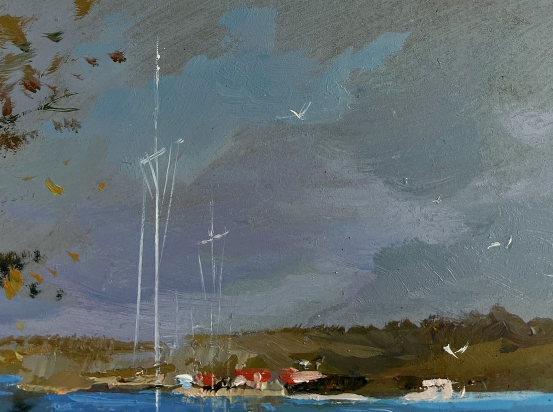 Oil painting A storm is coming Yuriy Suprunchuk - 5