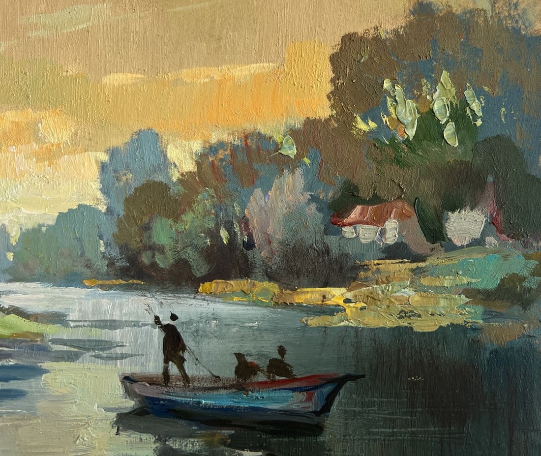 Oil painting Love and the reflection of the sun Yuriy Suprunchuk - 4