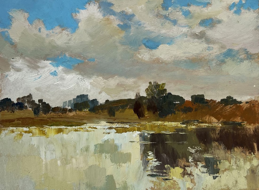 Oil painting The flow of time and nature Yuriy Suprunchuk - 3