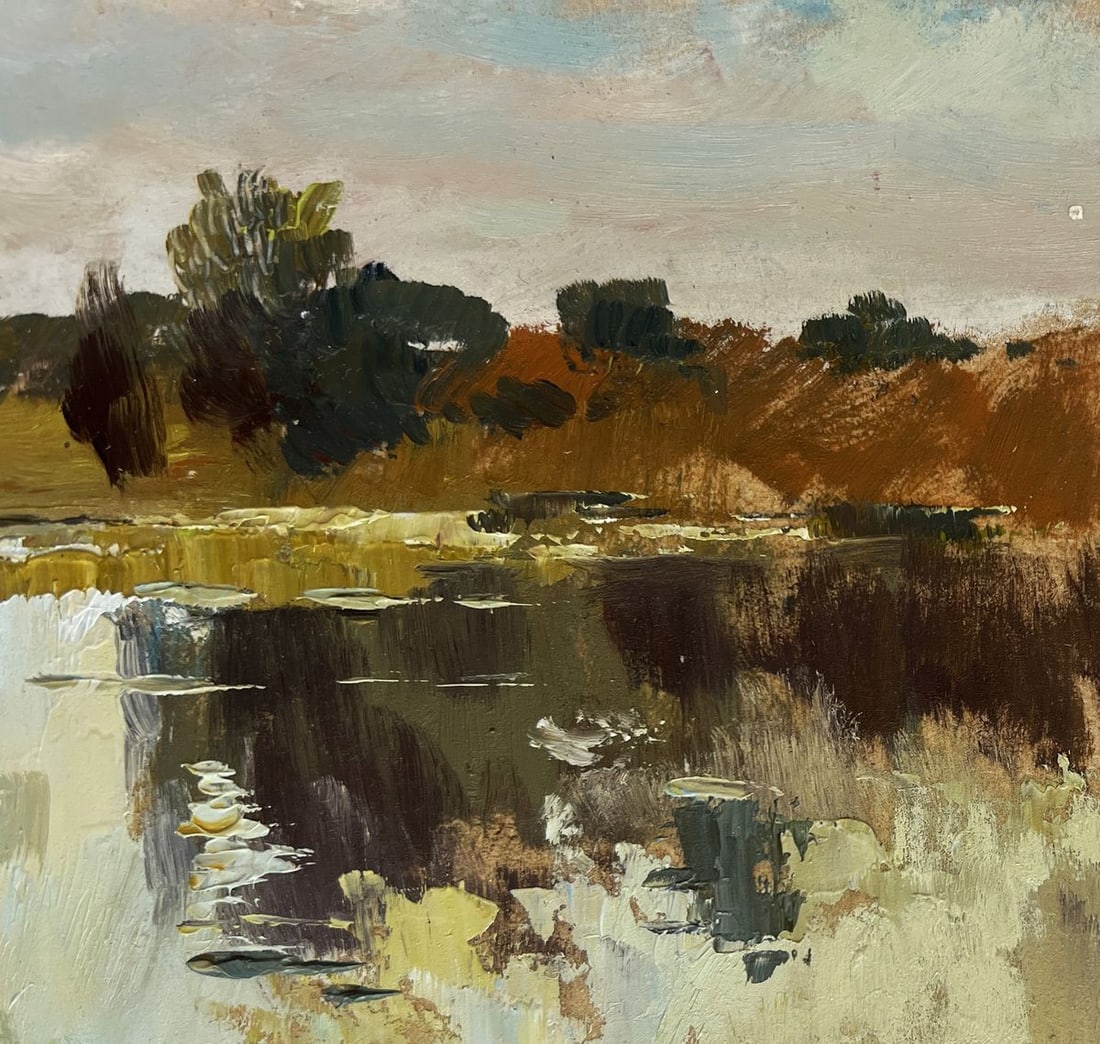 Oil painting The flow of time and nature Yuriy Suprunchuk - 4