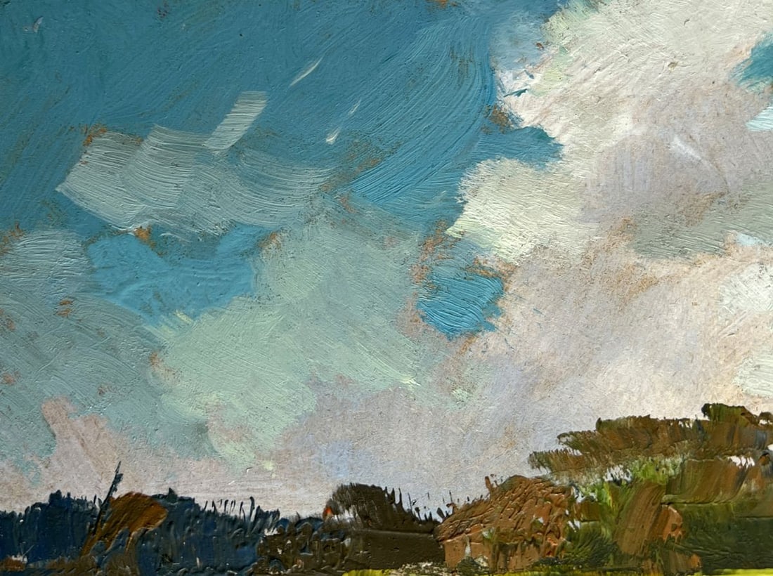 Oil painting Summer harmony of water and sky Yuriy Suprunchuk - 6
