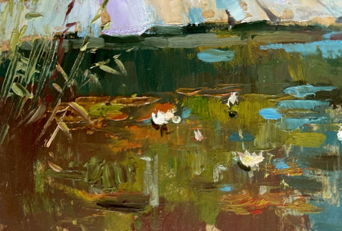 Oil painting Good fishing holiday Yuriy Suprunchuk - 7