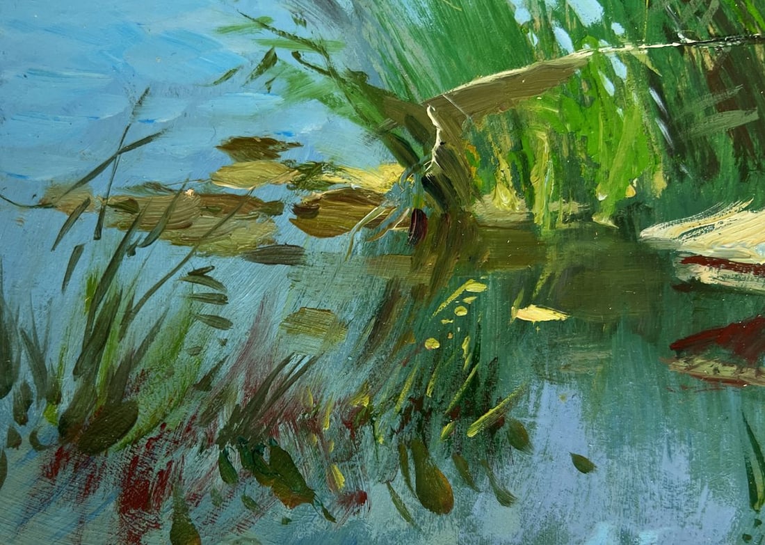 Oil painting Good fishing catch Yuriy Suprunchuk - 7