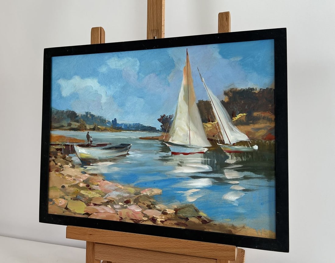 Oil painting Sailing on a yacht Yuriy Suprunchuk - 2