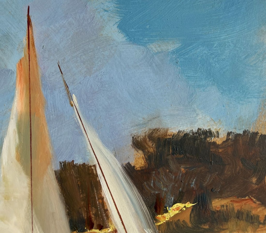 Oil painting Sailing on a yacht Yuriy Suprunchuk - 4