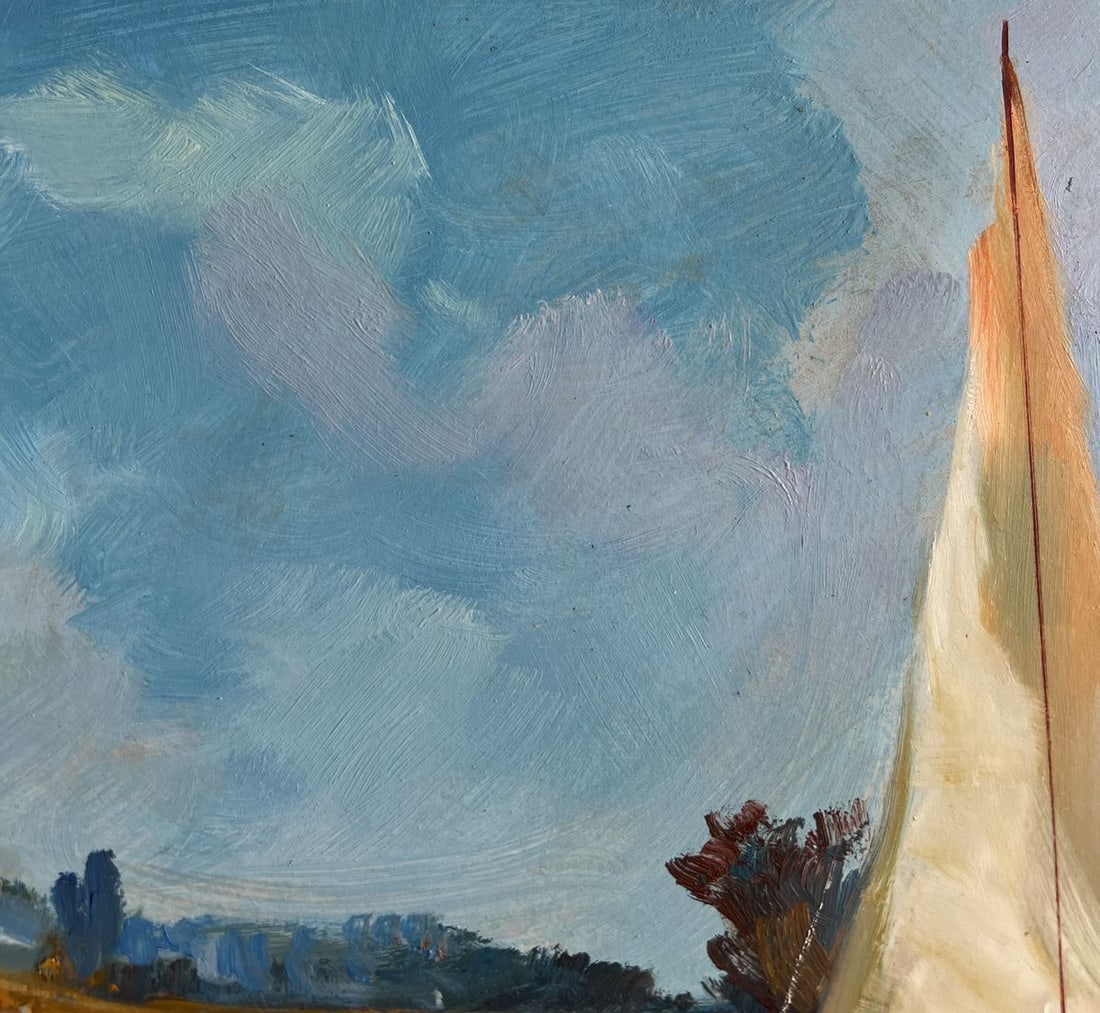 Oil painting Sailing on a yacht Yuriy Suprunchuk - 5