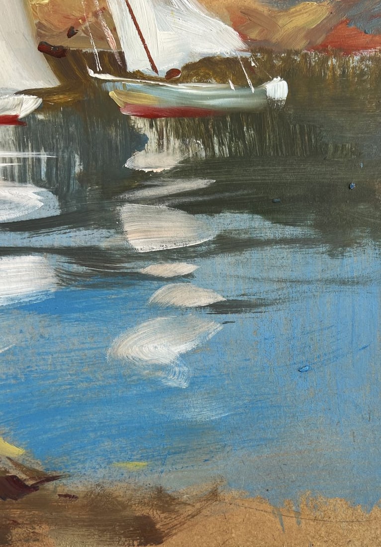 Oil painting Sailing on a yacht Yuriy Suprunchuk - 9