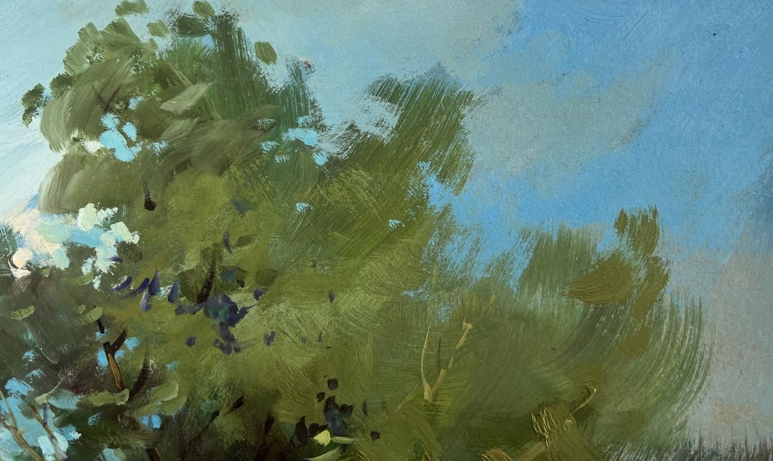 Oil painting A secluded place in nature Yuriy Suprunchuk - 6