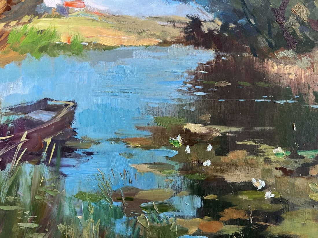 Oil painting A secluded place in nature Yuriy Suprunchuk - 8