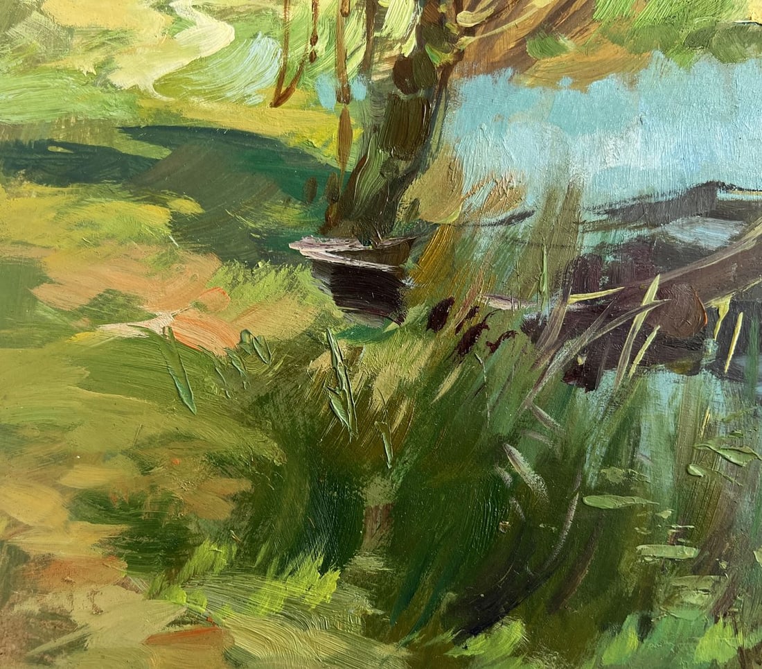 Oil painting A secluded place in nature Yuriy Suprunchuk - 9
